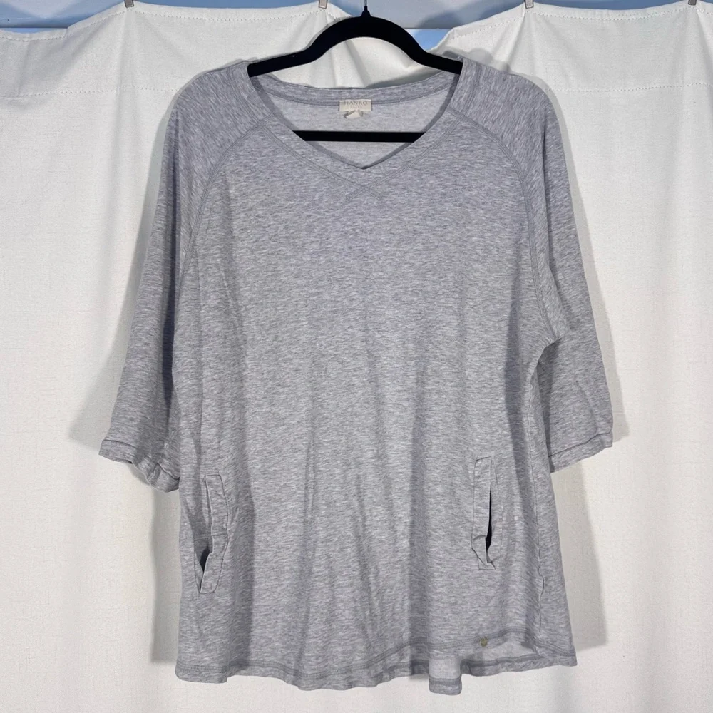Hanro Knits Light Gray Relaxed Fit Shirt